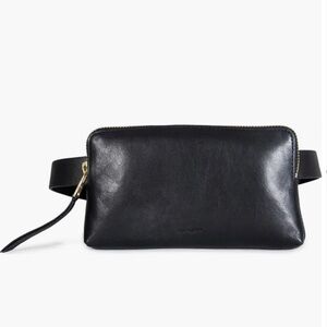 AllSaints Zip Leather Belt Bag NEW